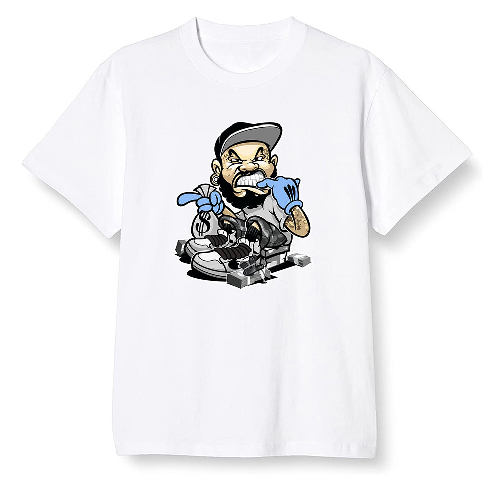 Pop Colour AJ1 Low Wolf Grey/Sail/Photon Dust/White - Bagg$ - White Men T-shirt