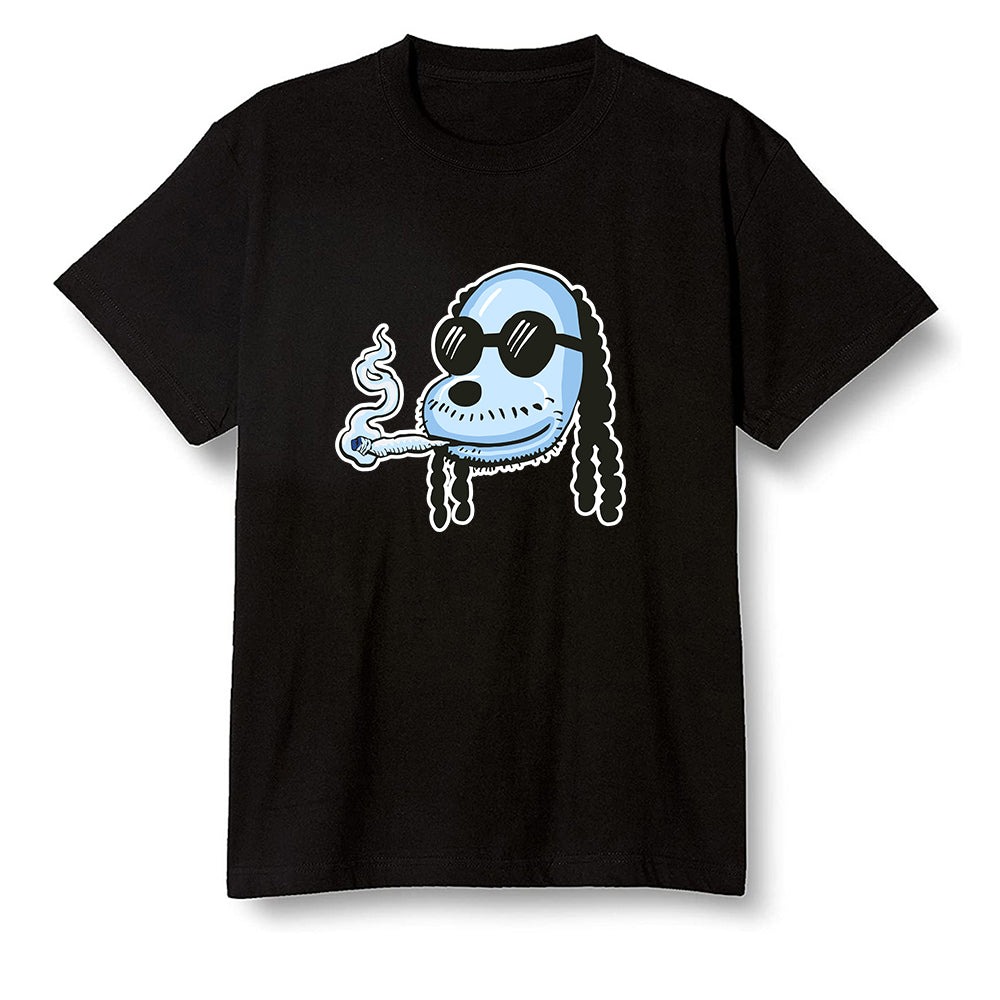 Pop Colour AJ1 Retro High OG Hyper Royal - Boring Snoop Dogg - Black Men T-shirt