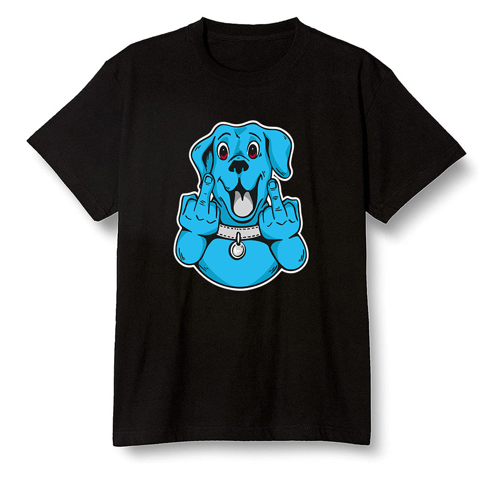 Pop Colour AJ1 NRG Joint Model - UNC - Cute dog - Black Men T-shirt