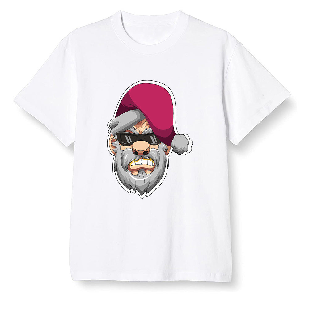Pop Colour AJ6 Retro Bordeaux - Gangster Santa - White Men T-shirt