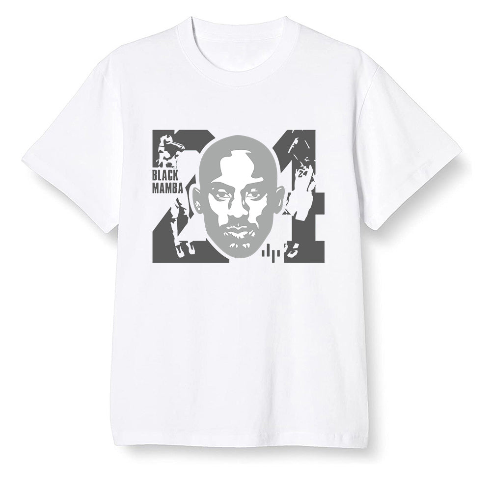 Pop Colour AJ1 High OG Silver TOE - Kobe Bryant - White Men T-shirt