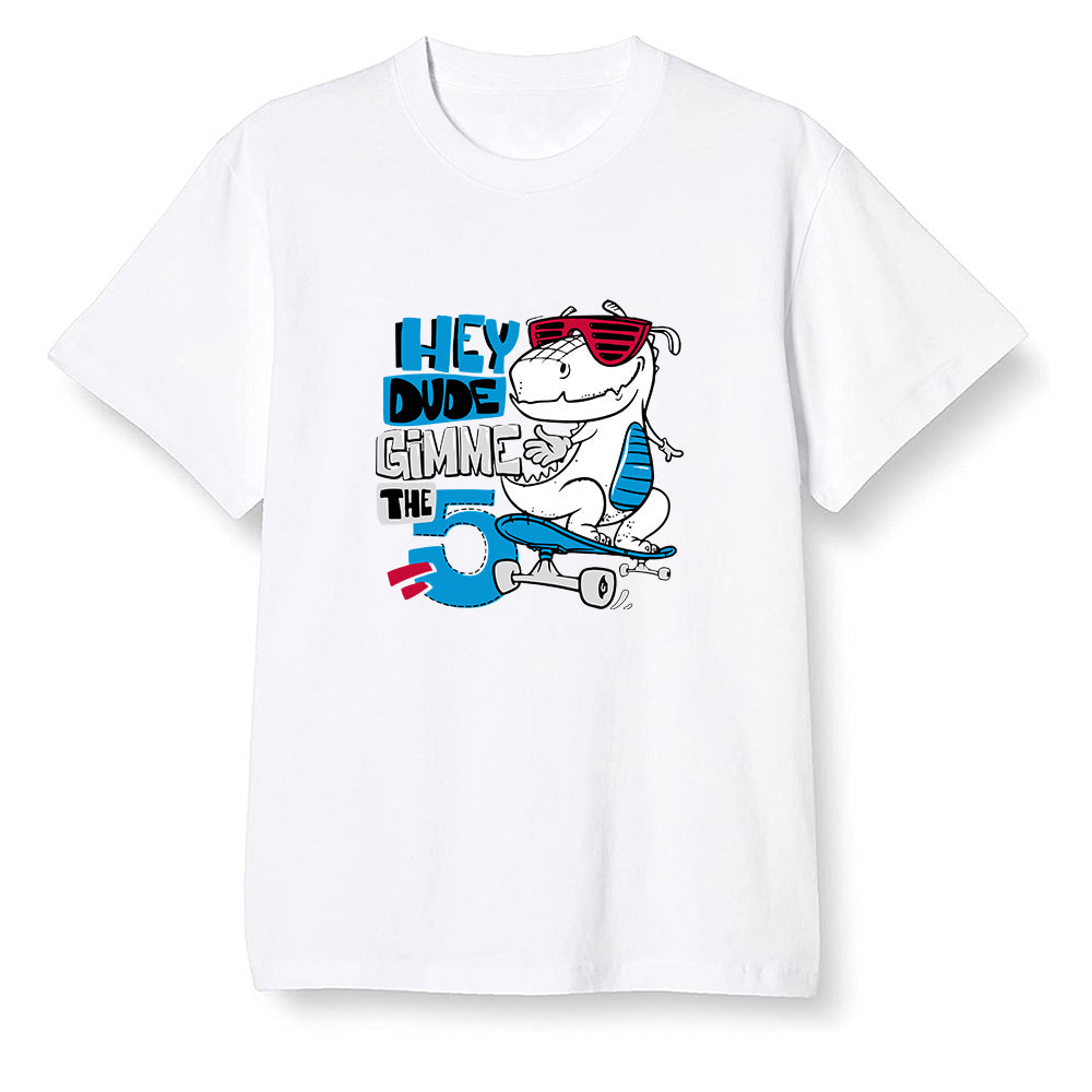 Pop Colour AJ1 NRG Joint Model - UNC - Let's skate - White Men T-shirt