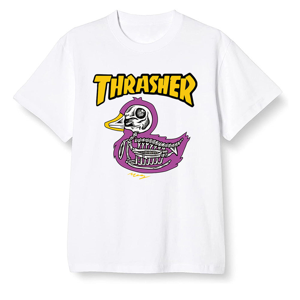 Pop Colour AJ1 Retro High OG Brotherhood - Little duck - White Men T-shirt