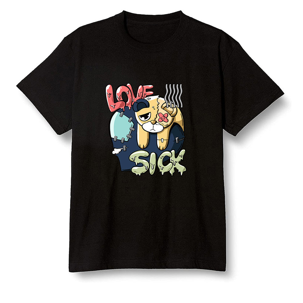 Pop Colour AJ1 Retro High OG Tokyo Bio Hack - Love Sick - Black Men T-shirt