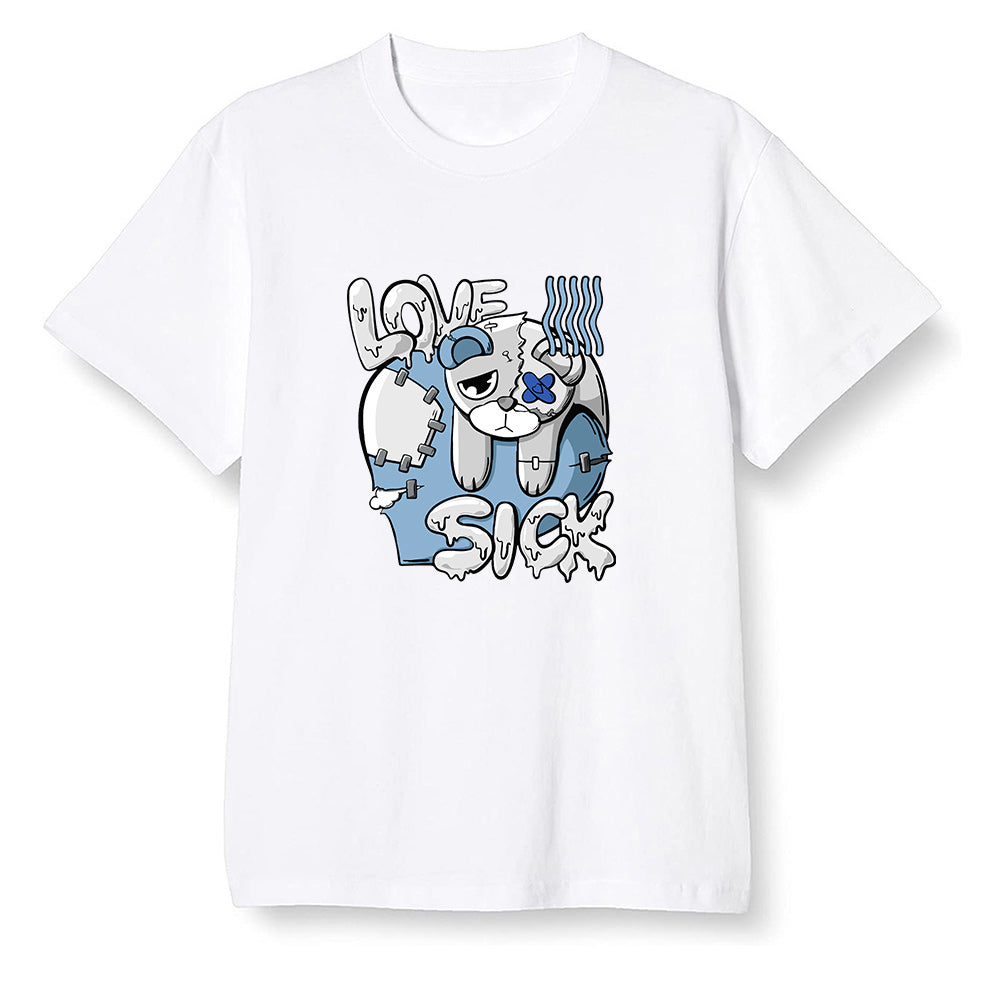 Pop Colour AJ1 Retro High OG Hyper Royal - Love Sick - White Men T-shirt