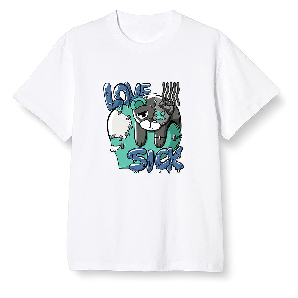 Pop Colour AJ1 High OG TIE DYE - Love Sick - White Men T-shirt