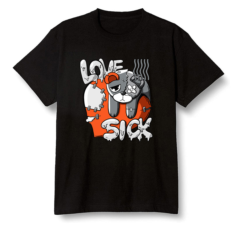 Pop Colour AJ13 Retro Starfish - Love Sick - Black Men T-shirt