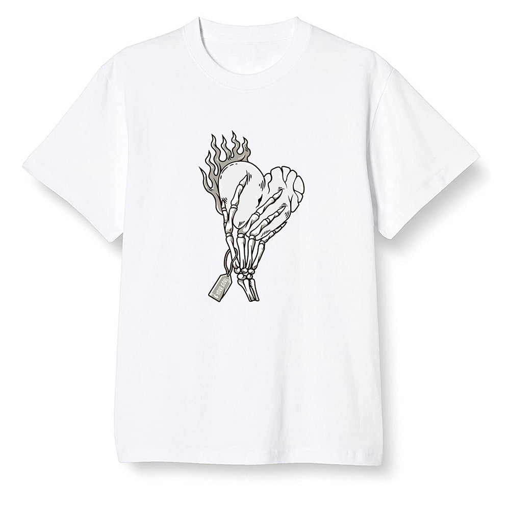 Pop Colour AJ1 Low Triple White - Love it will pay - White Men T-shirt