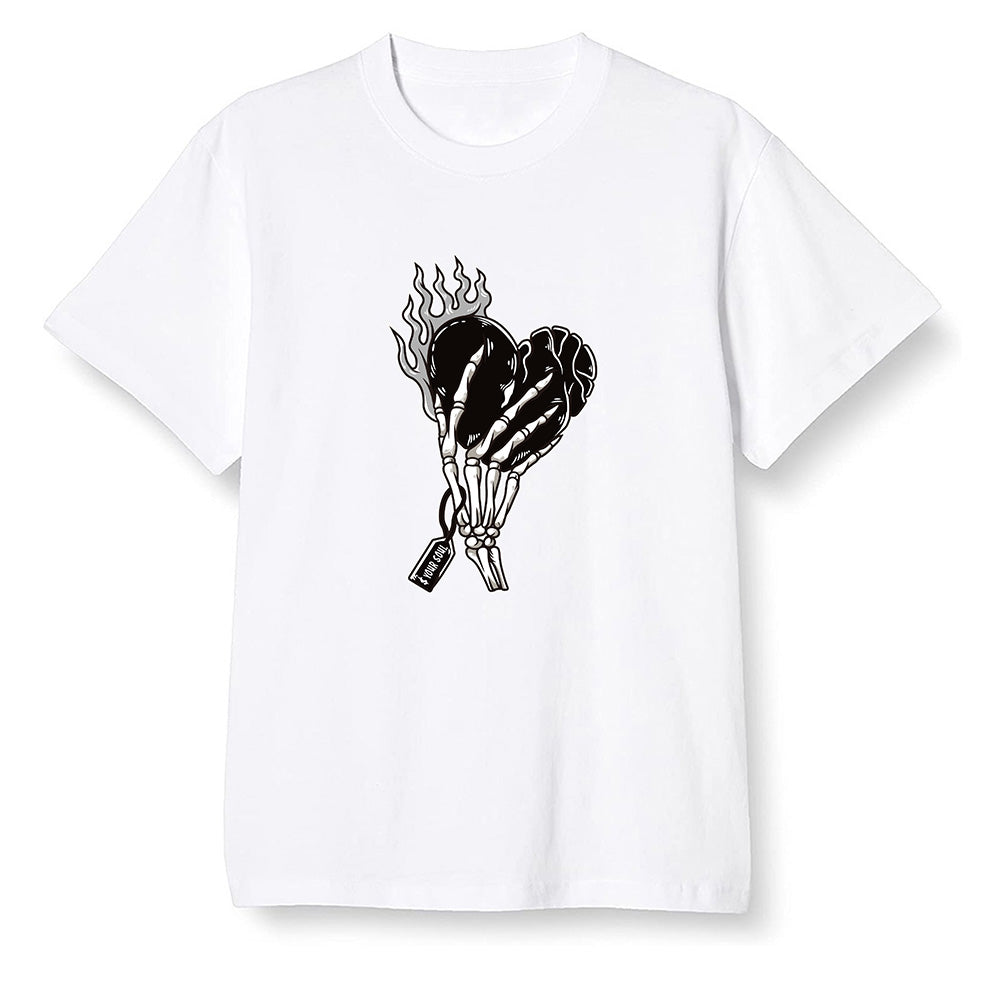 Pop Colour AJ1 Retro High OG Rebellionaire - Love it will pay - White Men T-shirt