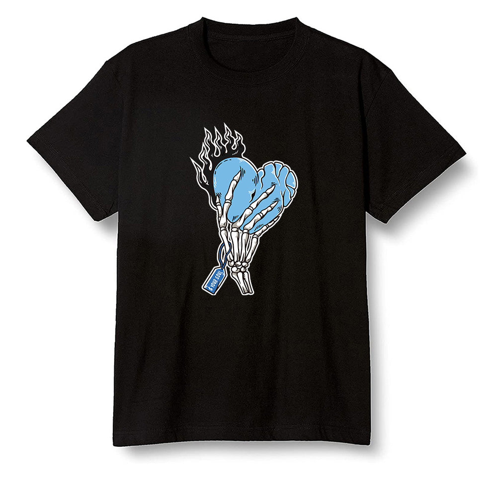Pop Colour AJ1 Retro High OG University Blue - Love it will pay - Black Men T-shirt