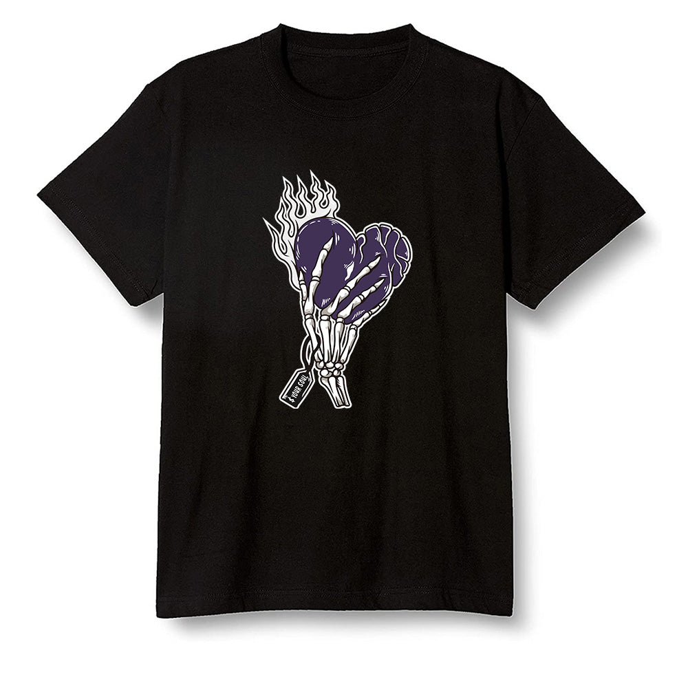 Pop Colour AJ1 Retro High OG Court Purple - Love it will pay - Black Men T-shirt