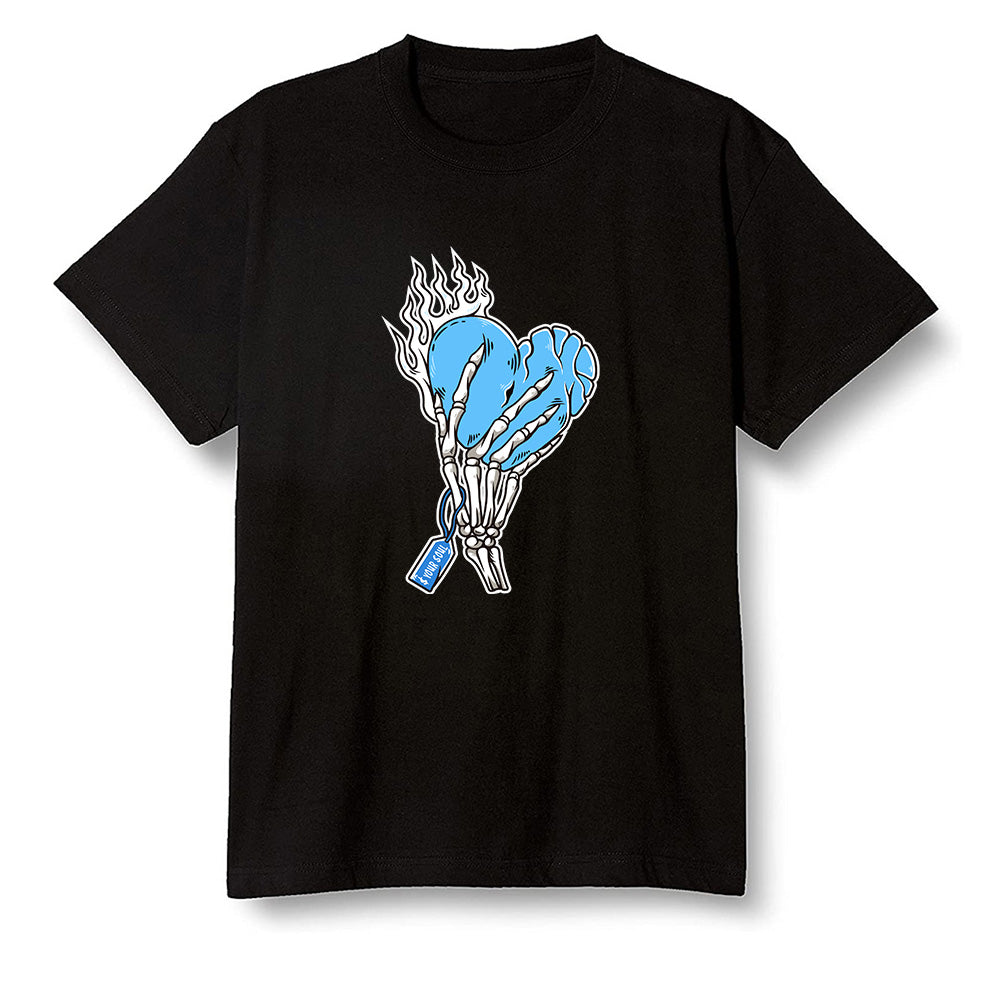 Pop Colour AJ1 NRG Joint Model - UNC - Love it will pay - Black Men T-shirt