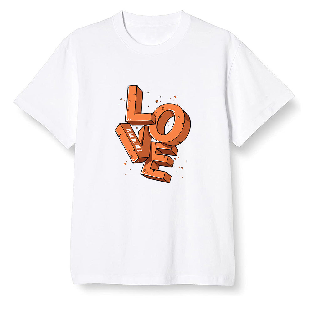 Pop Colour AJ1 Retro High OG Shattered Backboard Away - Love! - White Men T-shirt