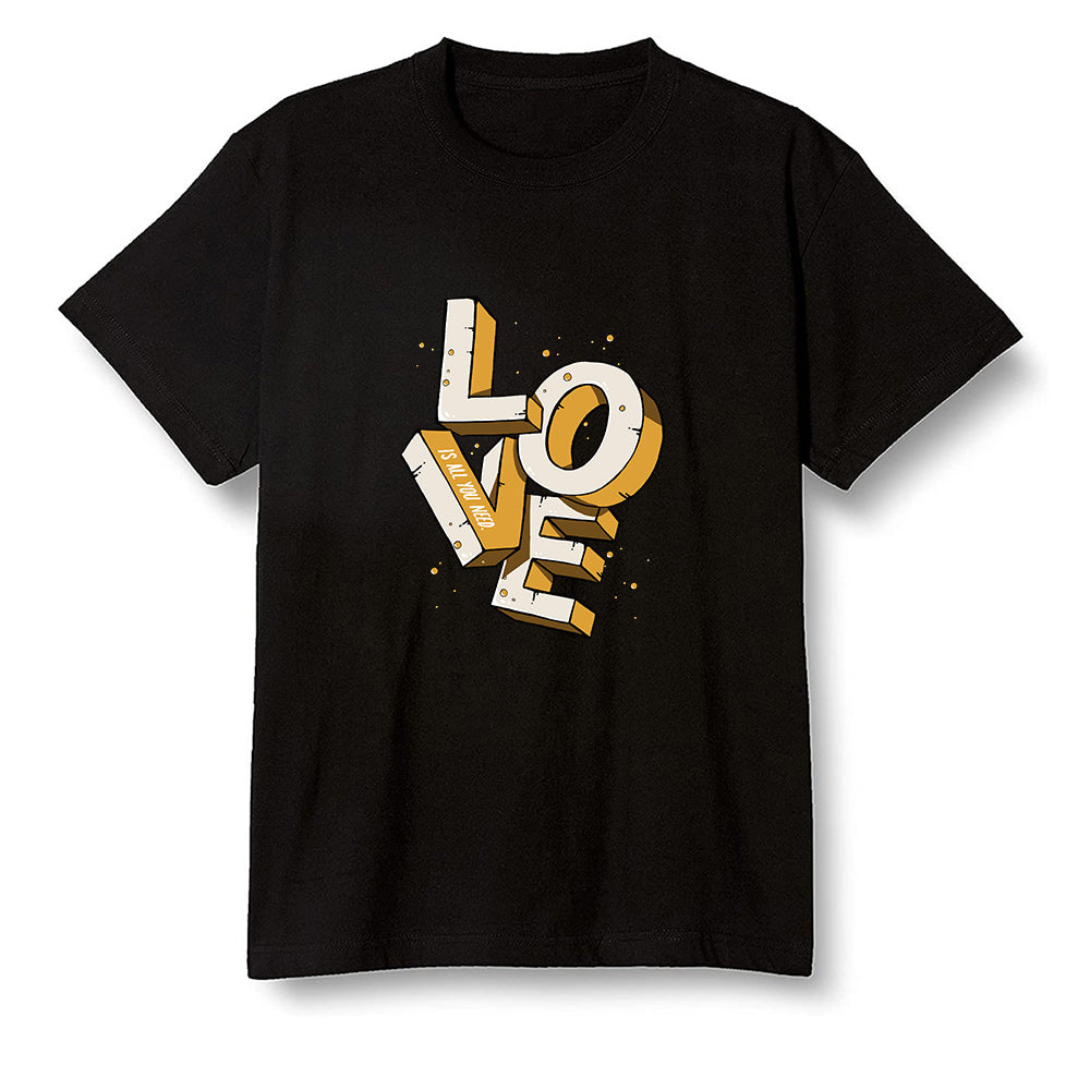 Pop Colour AJ1 Retro High OG Rookie Of The Year - Love! - Black Men T-shirt