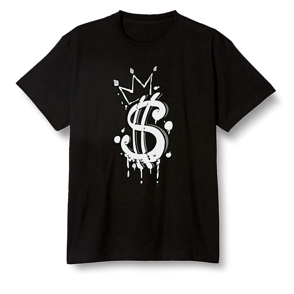 Pop Colour AJ1 Retro High OG Shadow 2.0 - Money - Black Men T-shirt