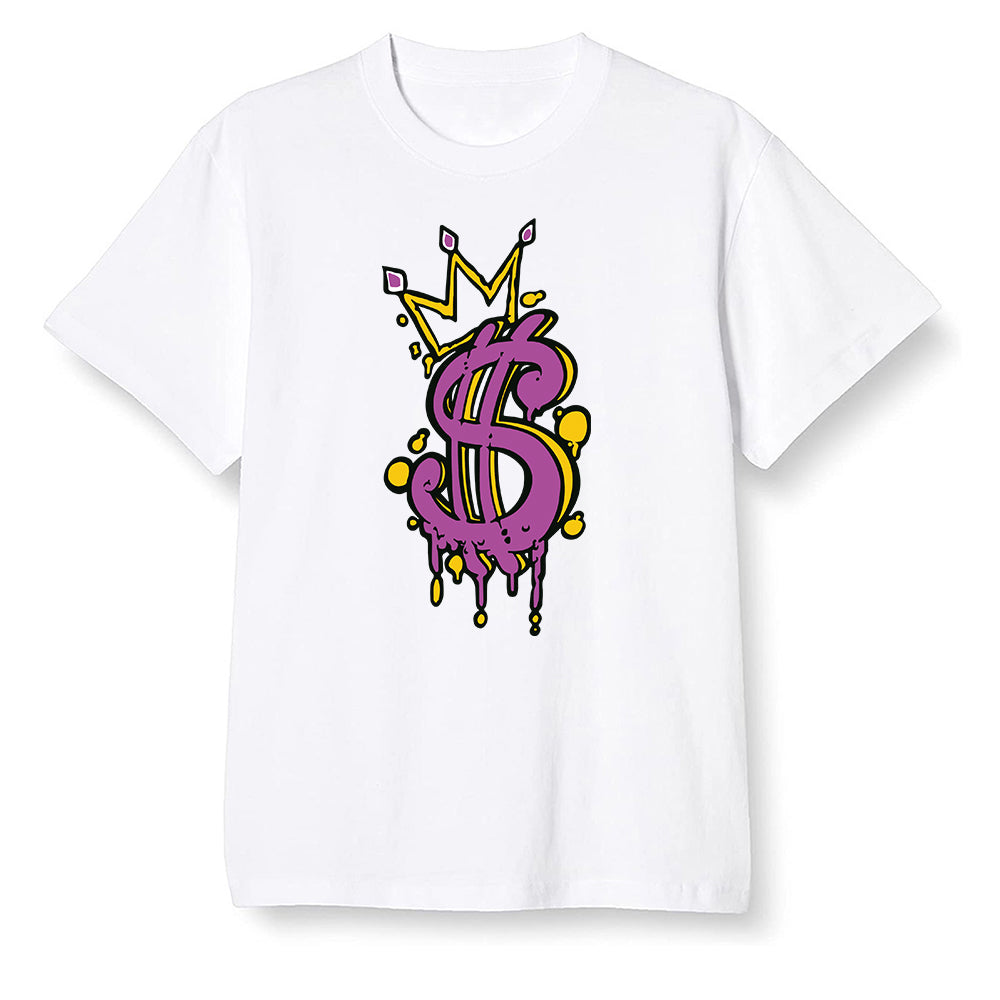 Pop Colour AJ1 Retro High OG Brotherhood - Money - White Men T-shirt