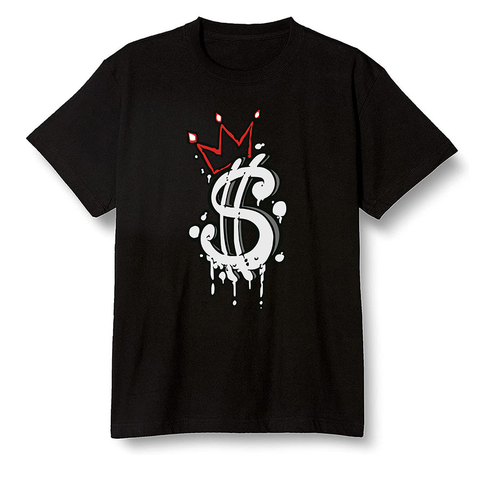 Pop Colour AJ13 Retro HE Got Game - Money - Black Men T-shirt