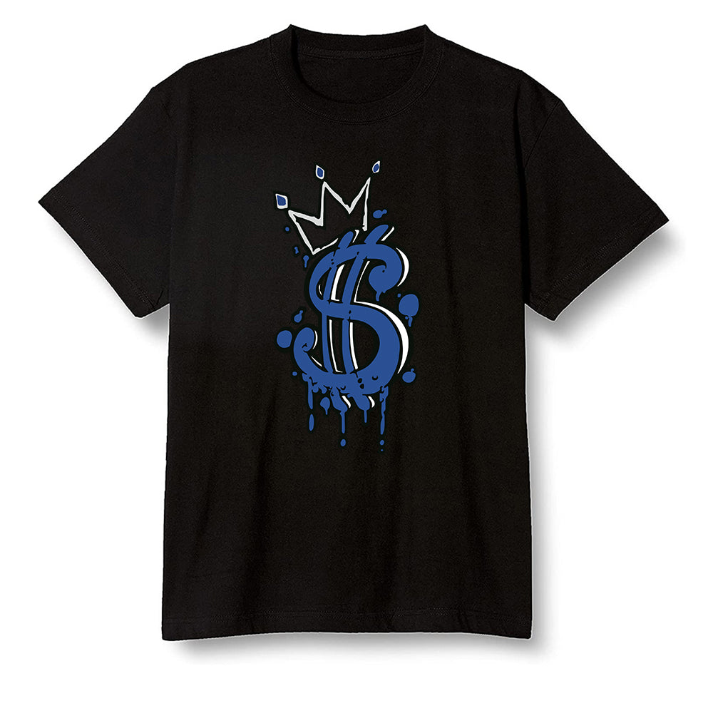 Pop Colour AJ13 Retro Flint - Money - Black Men T-shirt