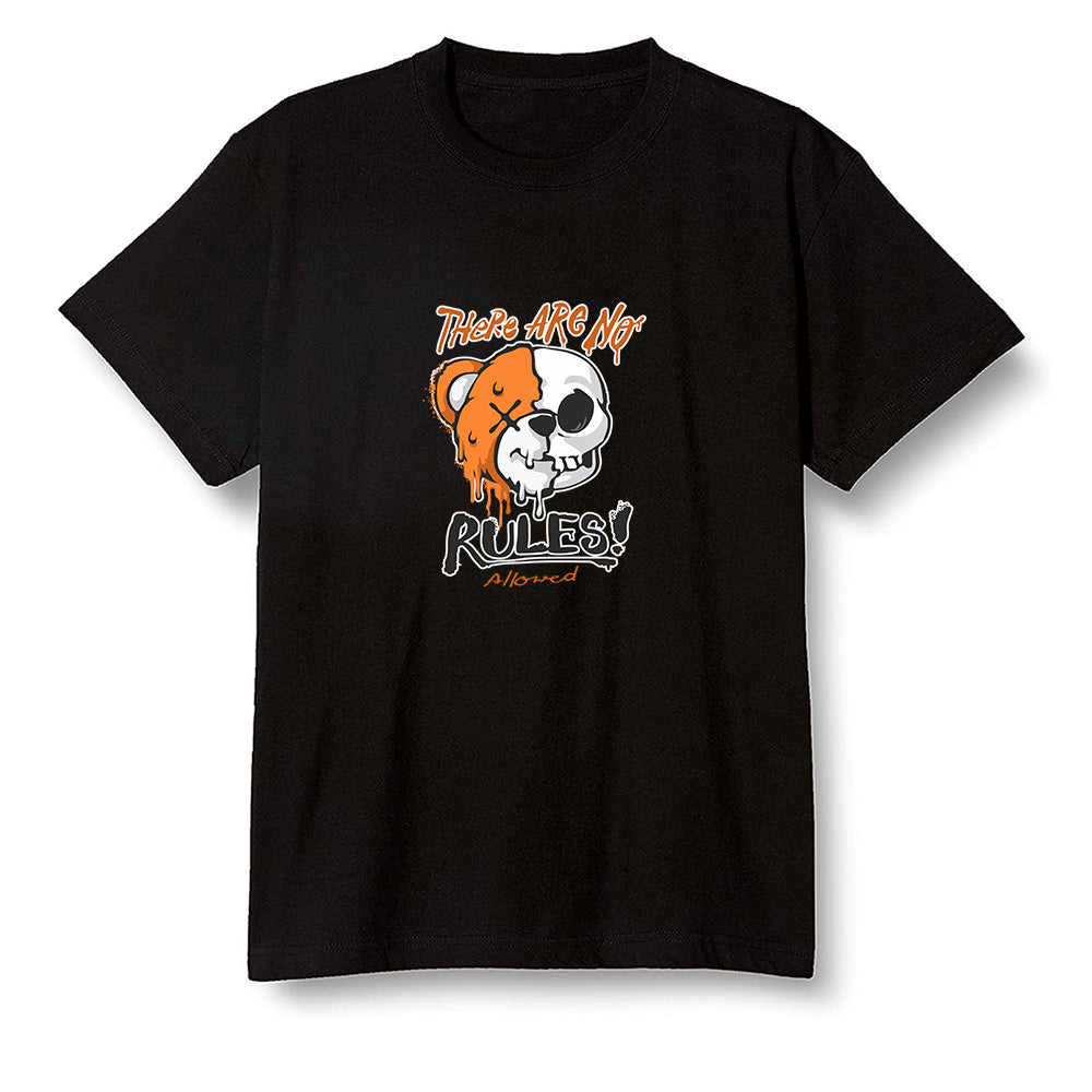 Pop Colour AJ1 Retro High OG Shattered Backboard Away - No Rules Teddy Bear - Black Men T-shirt