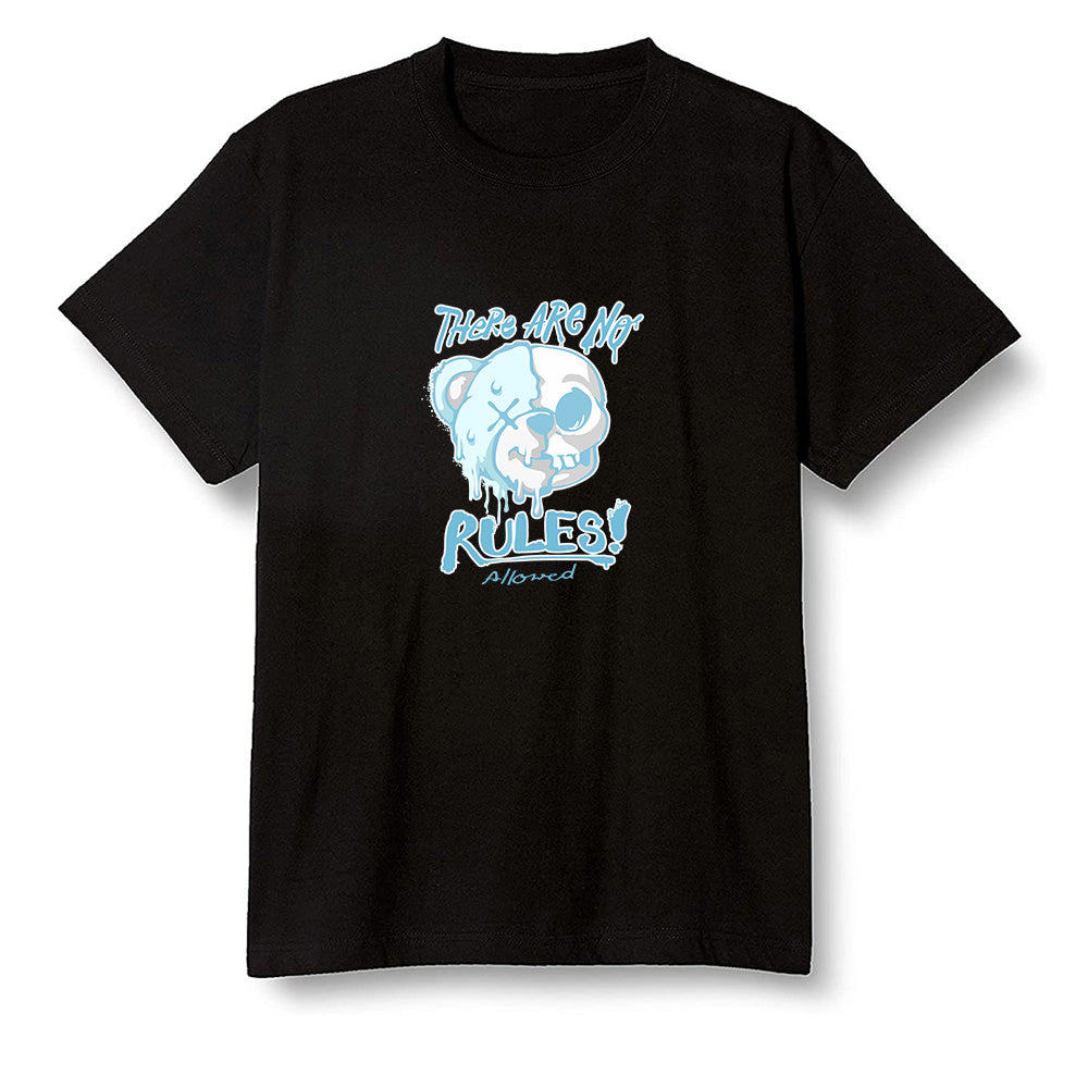 Pop Colour AJ1 NRG Joint Model - White - No Rules Teddy Bear - Black Men T-shirt