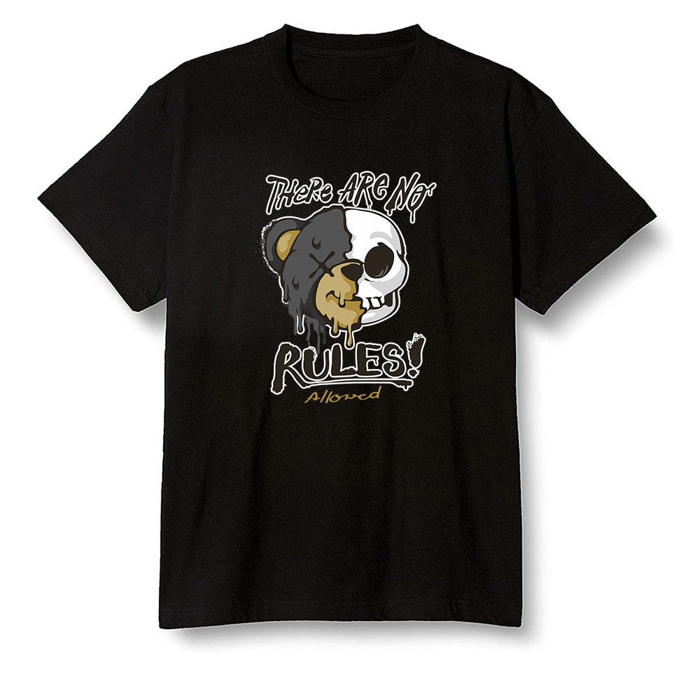 Pop Colour AJ6 Retro Dmp Defining Moments - No Rules Teddy Bear - Black Men T-shirt