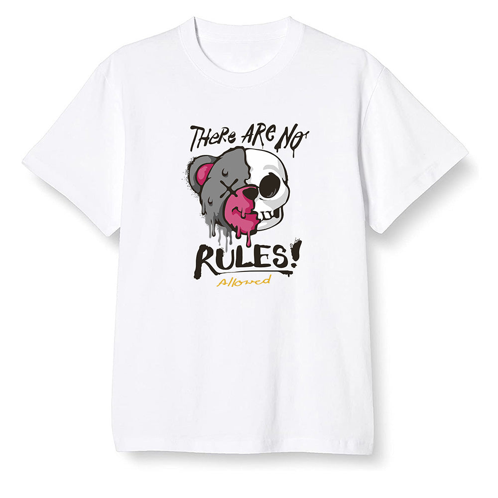 Pop Colour AJ6 Retro Bordeaux - No Rules Teddy Bear - White Men T-shirt