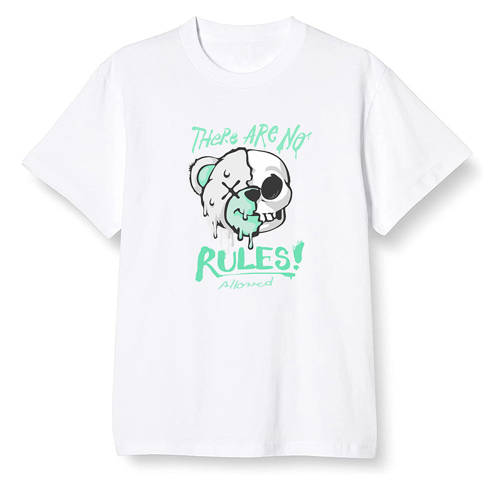 Pop Colour AJ6 Tiffany Blue - No Rules Teddy Bear - White Men T-shirt