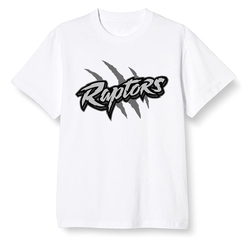 Pop Colour AJ1 Low 'Triple Black' Black - Raptors - White Men T-shirt