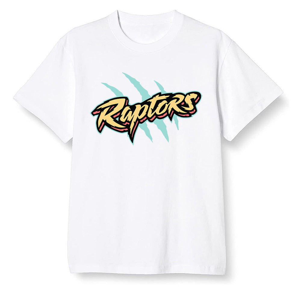 Pop Colour AJ1 Retro High OG Tokyo Bio Hack - Raptors - White Men T-shirt