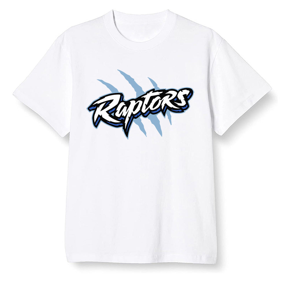 Pop Colour AJ1 Retro High OG Hyper Royal - Raptors - White Men T-shirt