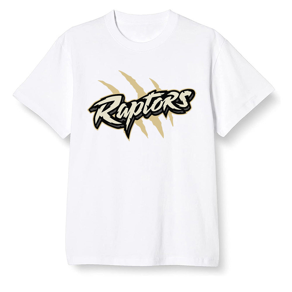 Pop Colour AJ1 Retro Hi Prm Mushroom - Raptors - White Men T-shirt
