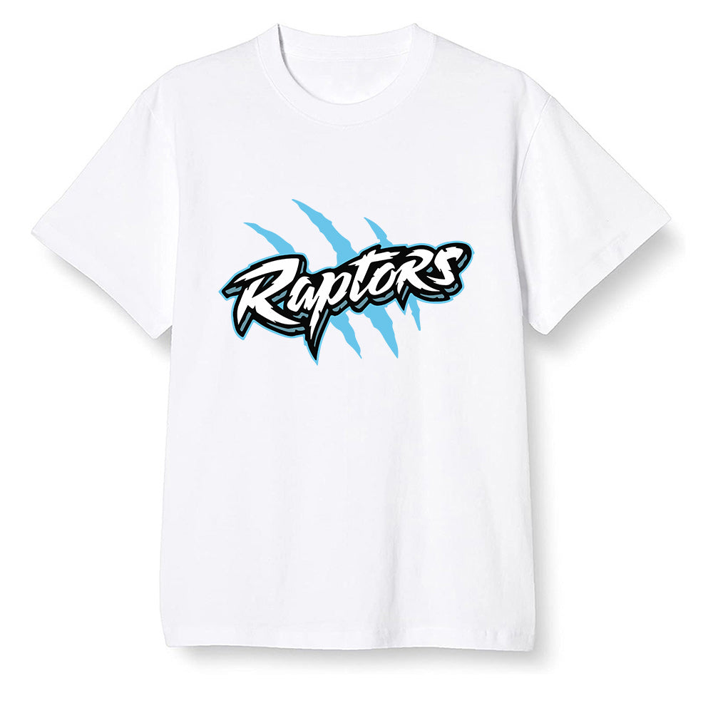 Pop Colour AJ6 Retro Unc - Univeristy Blue - Raptors - White Men T-shirt