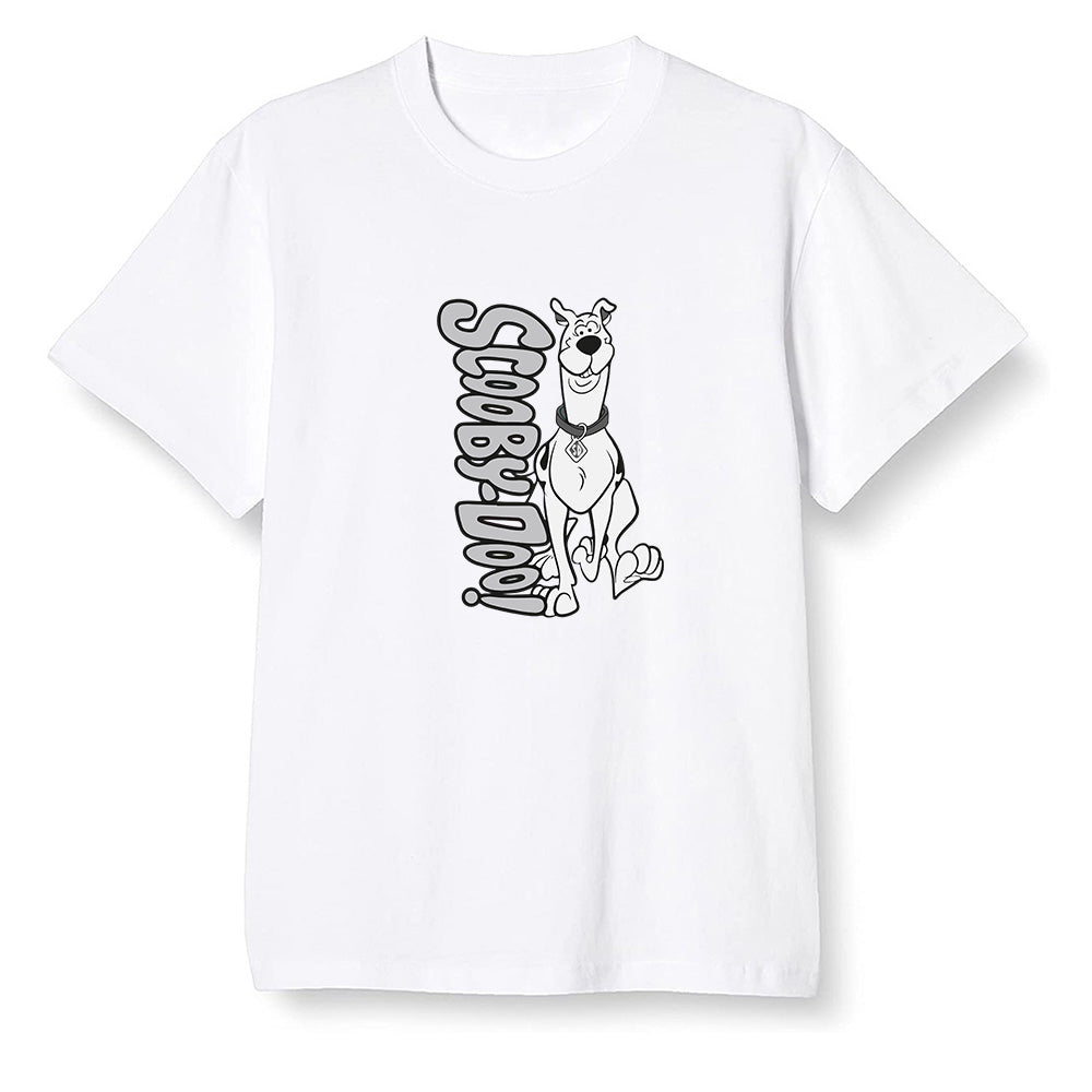 Pop Colour AJ1 Low GS Light Smoke Grey - Scooby Doo! - White Men T-shirt