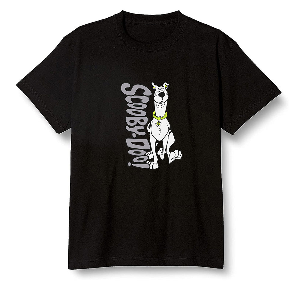 Pop Colour AJ1 Mid Grey Volt - Scooby Doo! - Black Men T-shirt