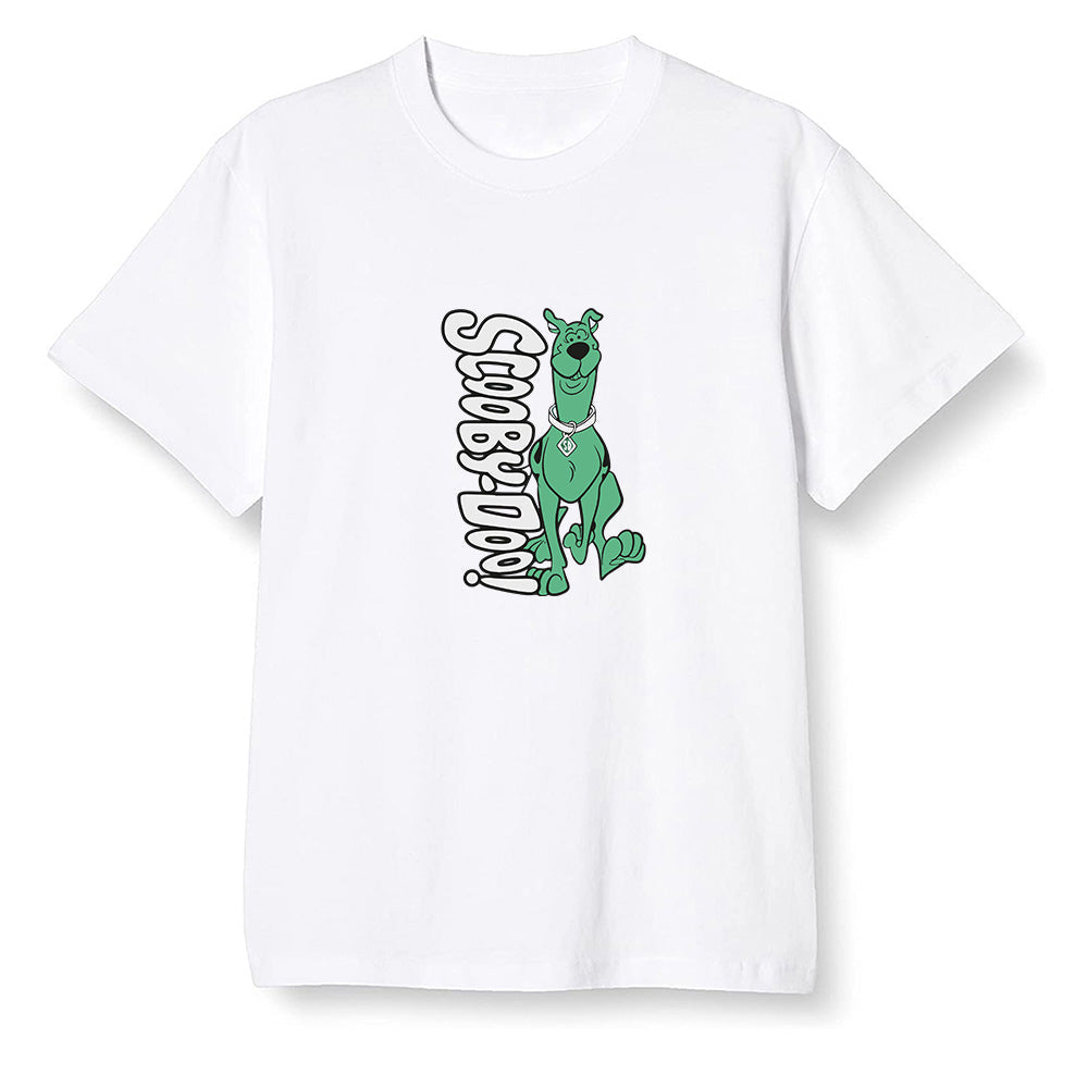 Pop Colour AJ13 Retro 'Lucky Green' - Scooby Doo! - White Men T-shirt