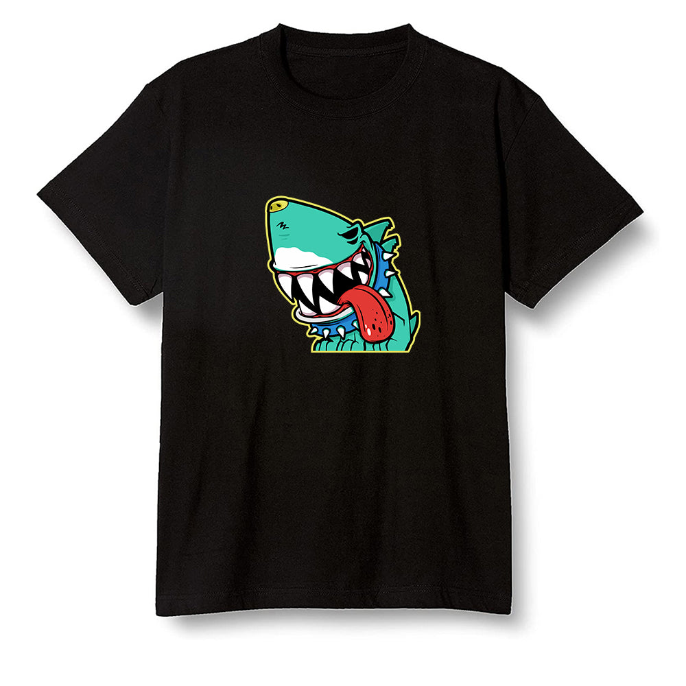Pop Colour AJ1 Retro OG High J Balvin - Colores Y Vibras - Shark dog - Black Men T-shirt