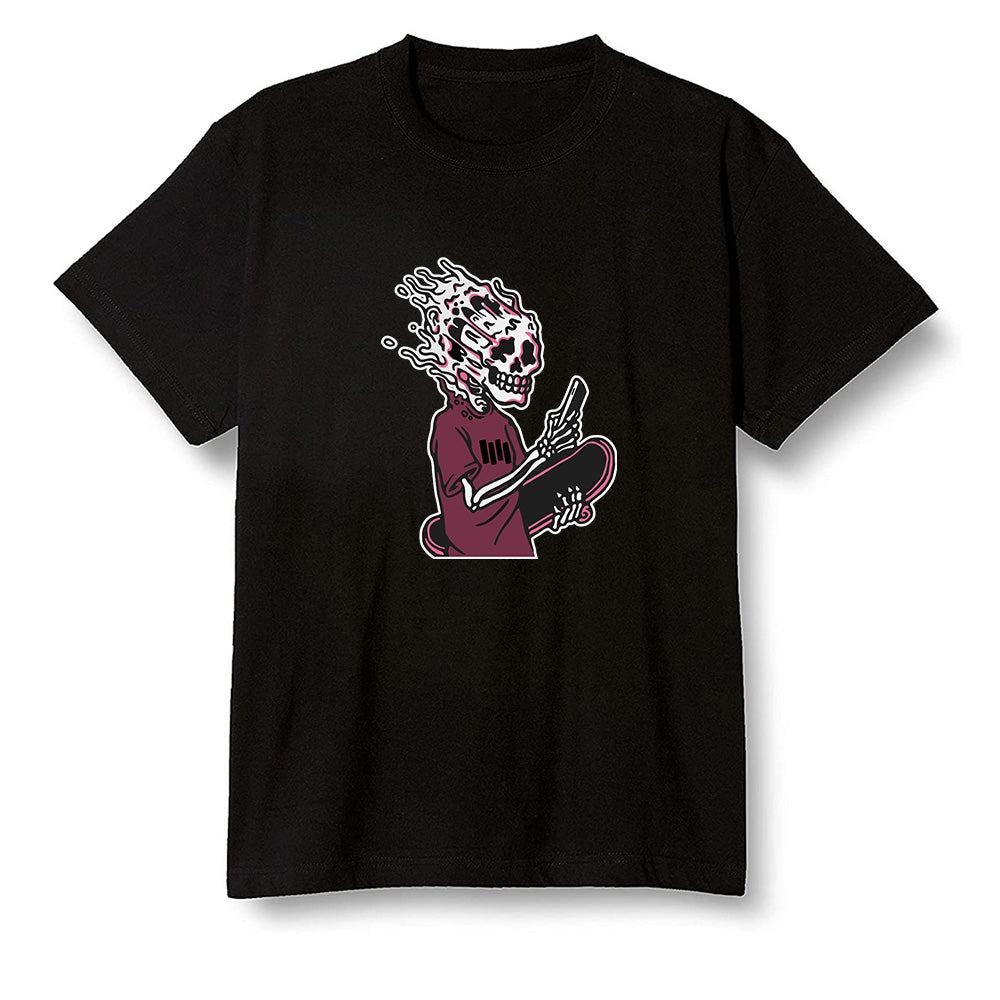 Pop Colour AJ1 Retro High OG Bordeaux - Skateboard boy - Black Men T-shirt