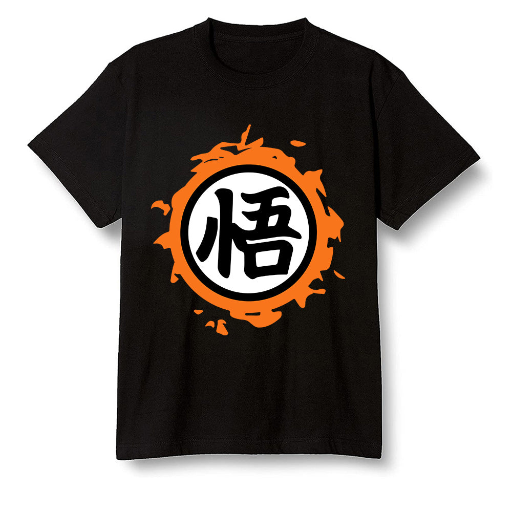 Pop Colour AJ13 Retro Starfish - The logo Go Gi of Son Goku - Black Men T-shirt