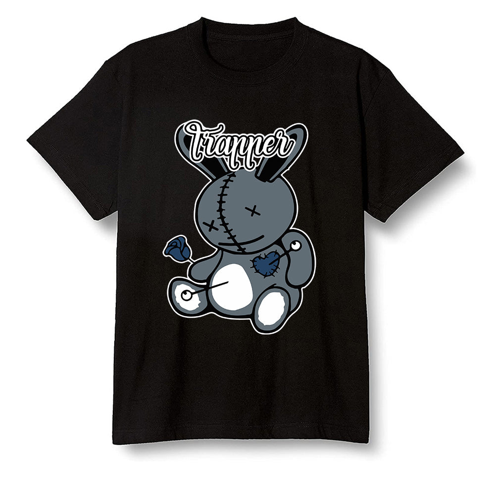Pop Colour AJ13 Retro Flint - Trapper bear - Black Men T-shirt