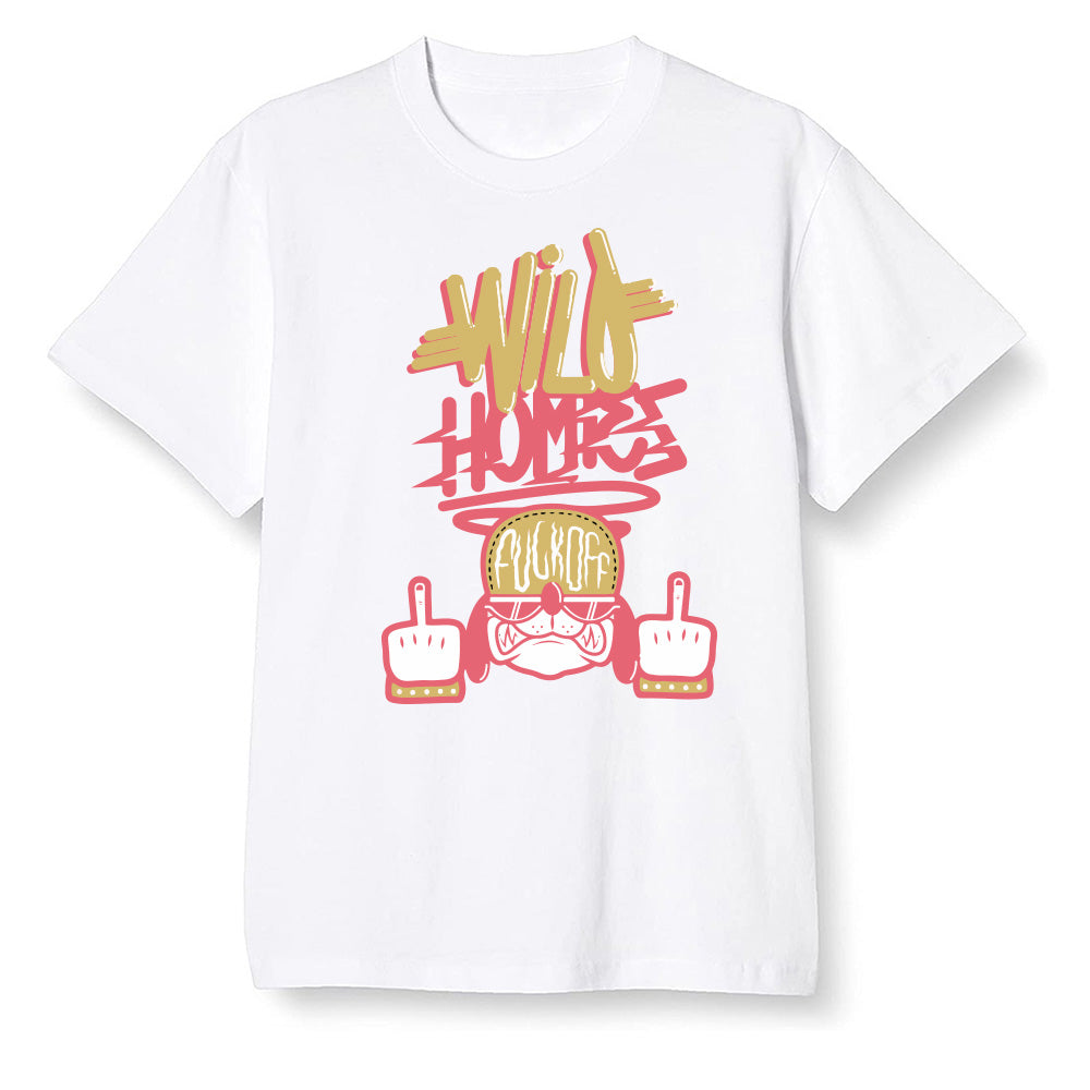 Pop Colour AJ13 Retro CNY - Wild Homies - White Men T-shirt