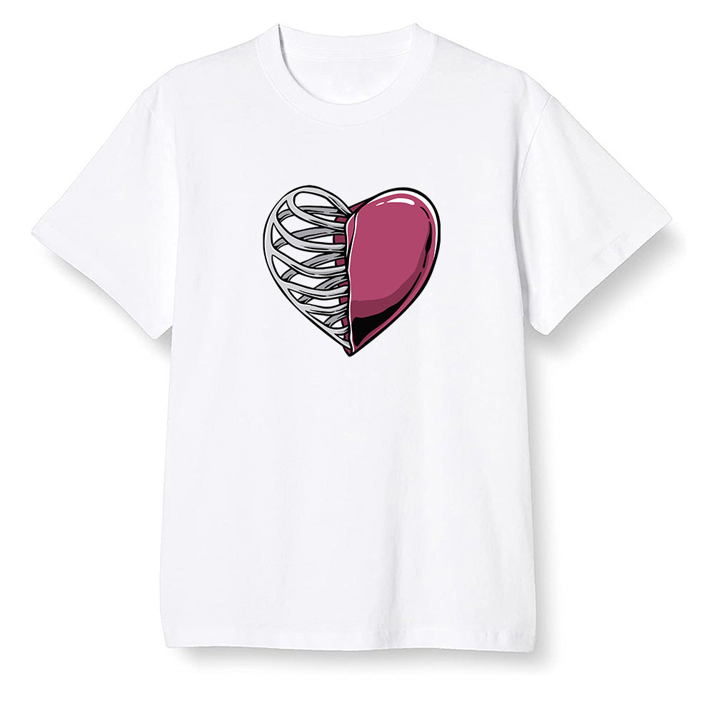Pop Colour AJ1 Retro High OG Bordeaux - Your heart - White Men T-shirt