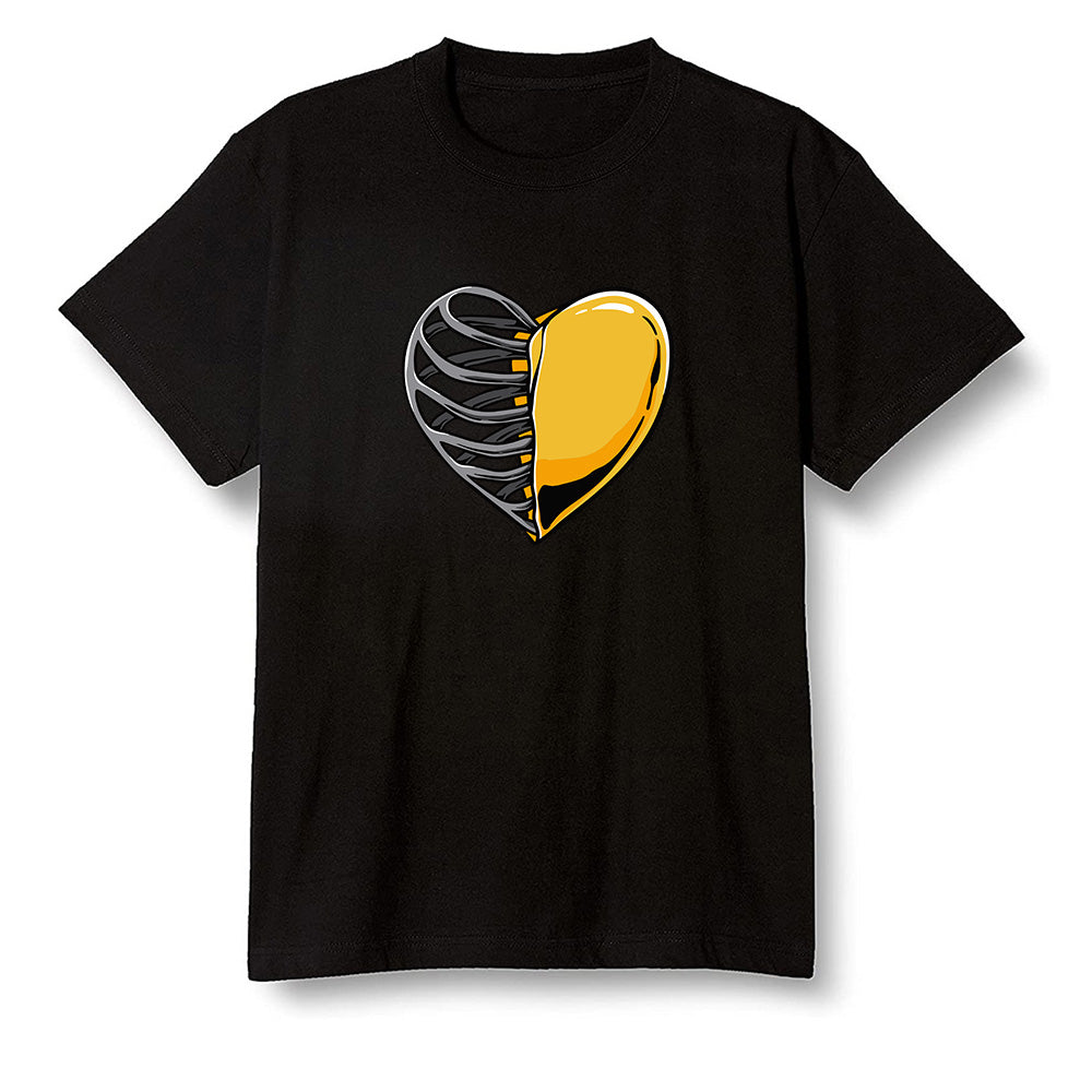 Pop Colour AJ1 Retro High OG Pollen - Your heart - Black Men T-shirt