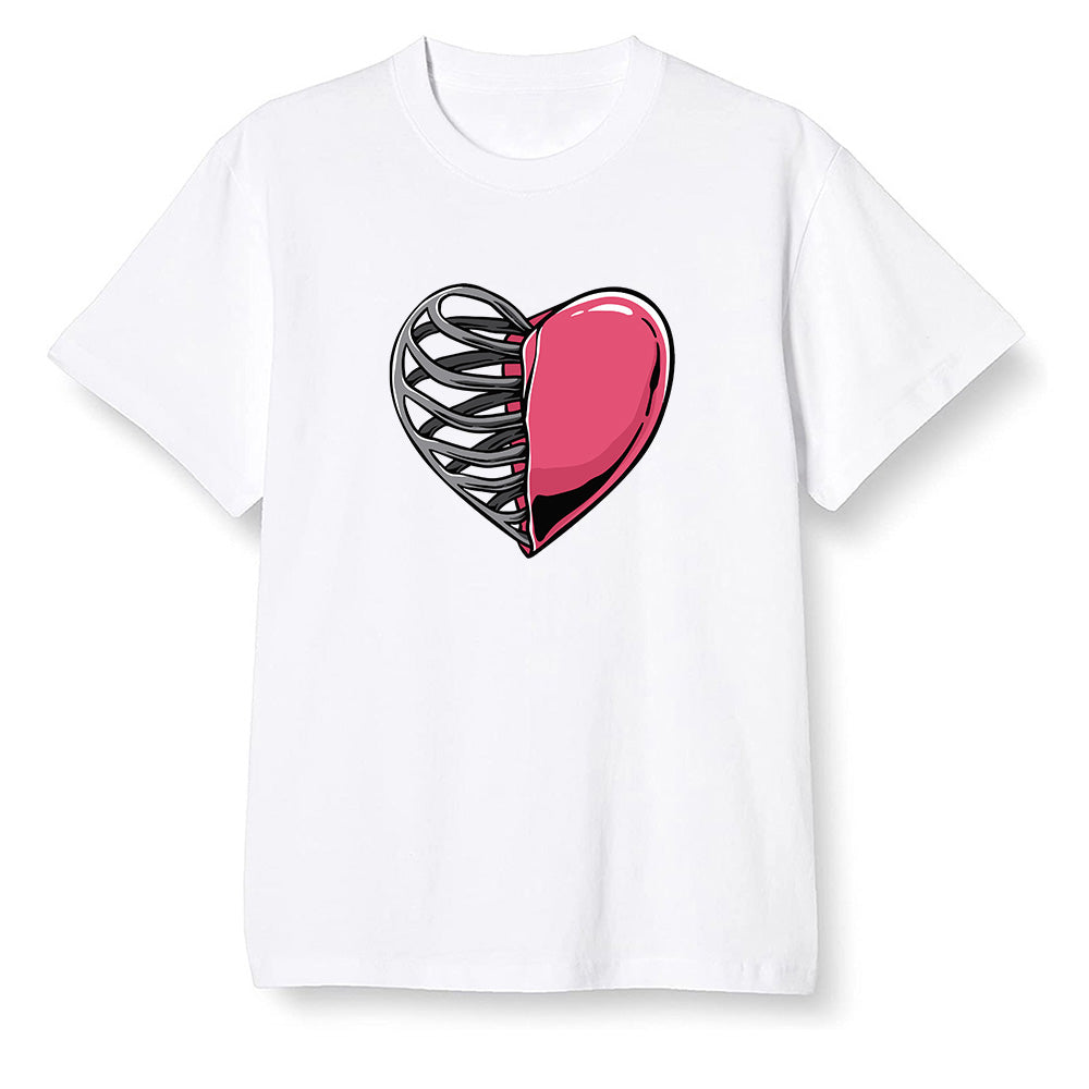 Pop Colour AJ6 Retro Hare - Your heart - White Men T-shirt