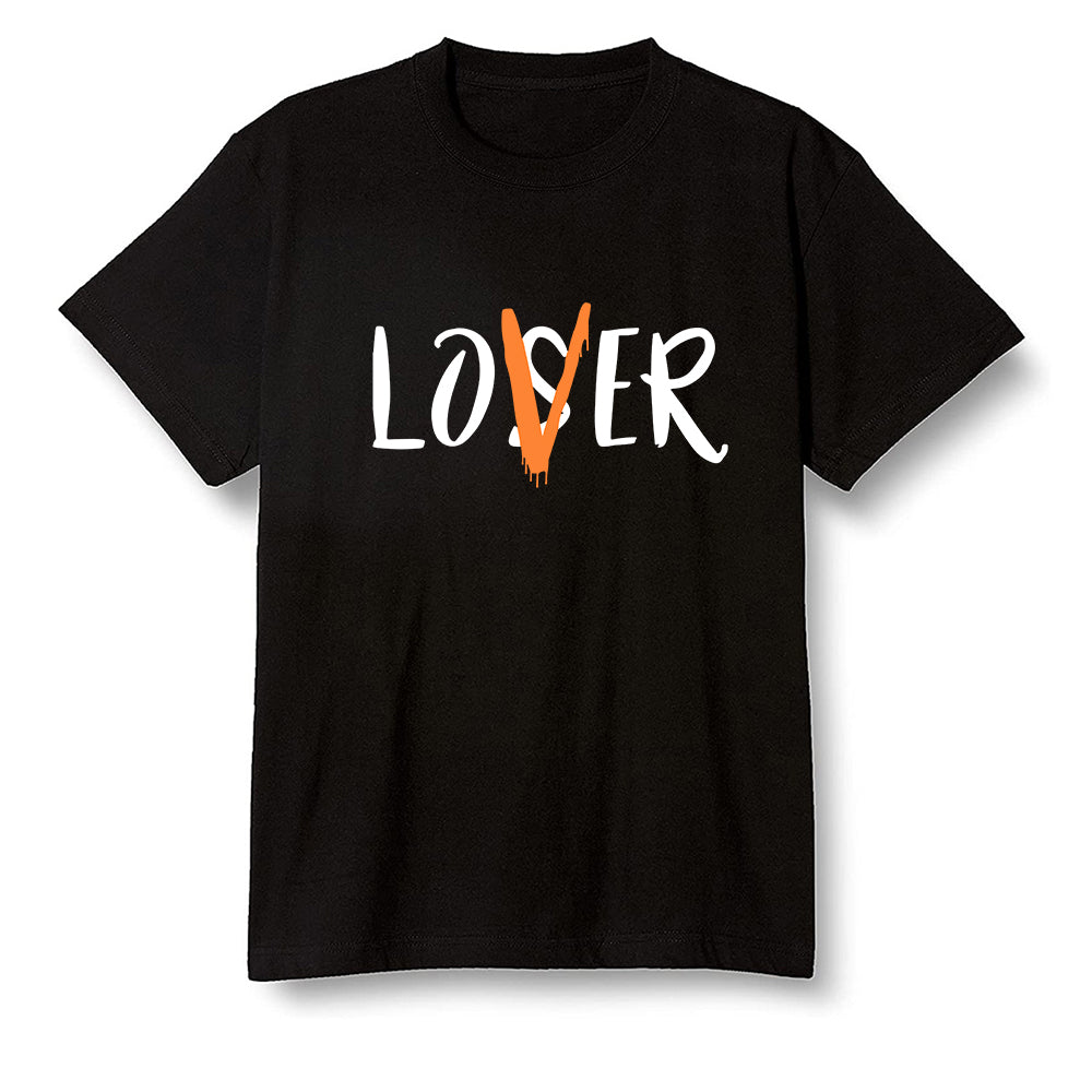 Pop Colour AJ1 Retro High OG Electro Orange - loser lover - Black Men T-shirt