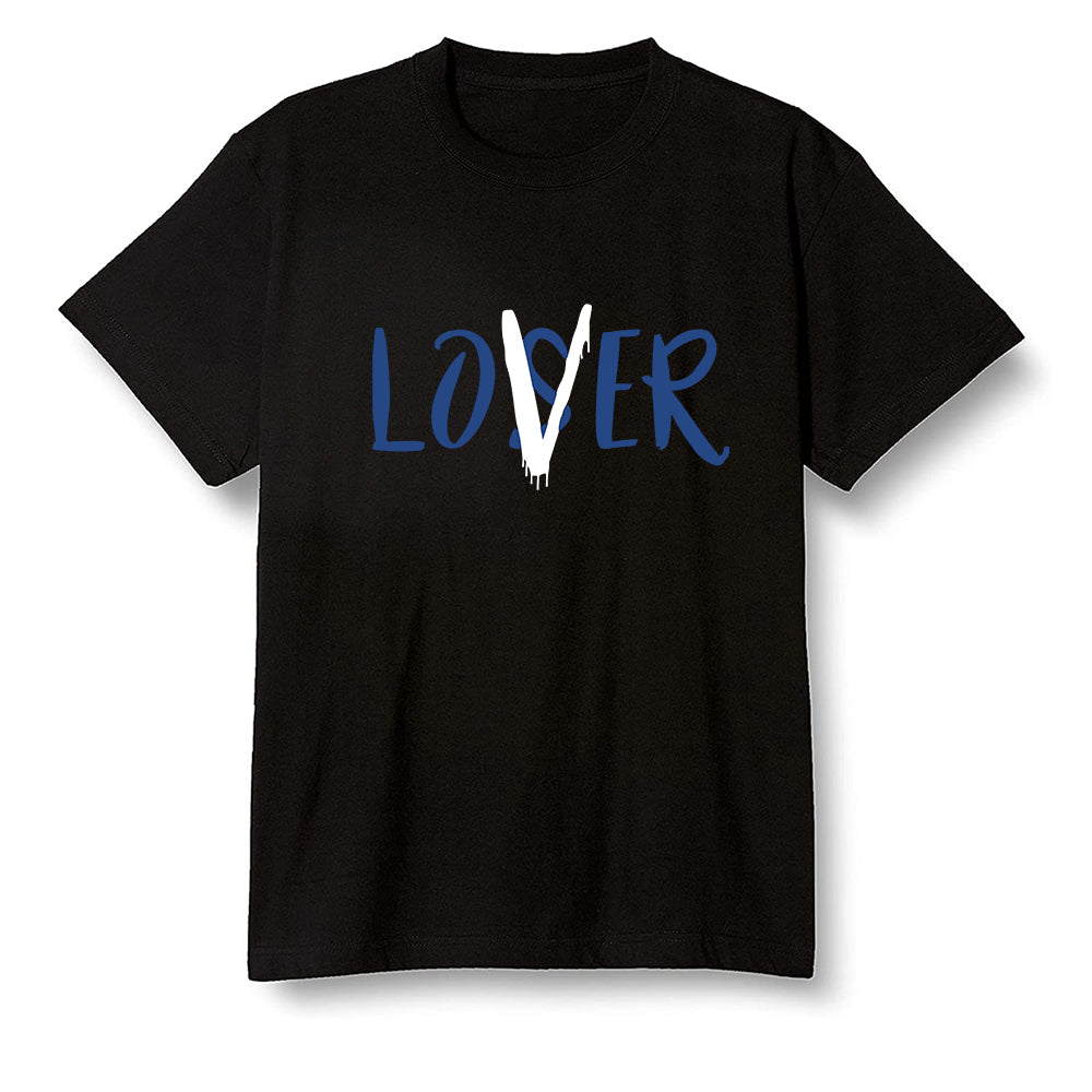 Pop Colour AJ13 Retro Flint - loser lover - Black Men T-shirt