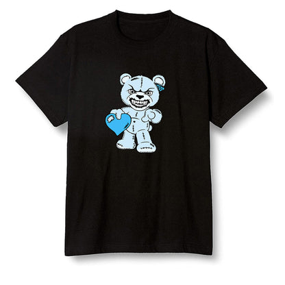 Pop Colour AJ1 NRG Joint Model - UNC - Angry Teddy Bear - Black Men T-shirt