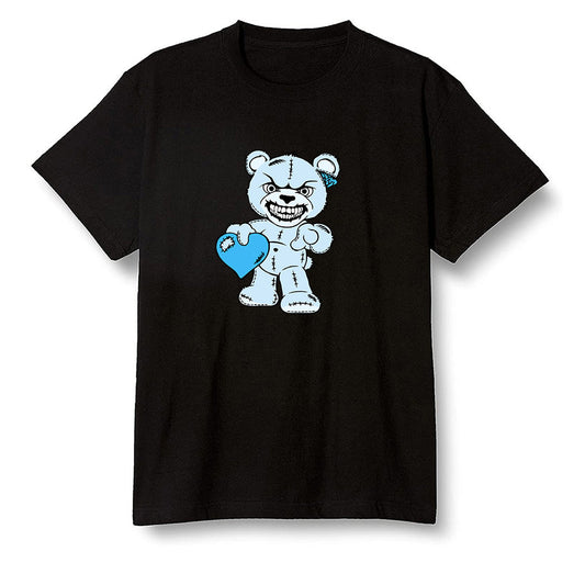 Pop Colour AJ1 NRG Joint Model - UNC - Angry Teddy Bear - Black Men T-shirt