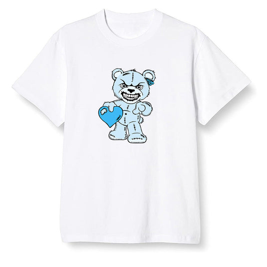Pop Colour AJ1 NRG Joint Model - UNC - Angry Teddy Bear - White Men T-shirt