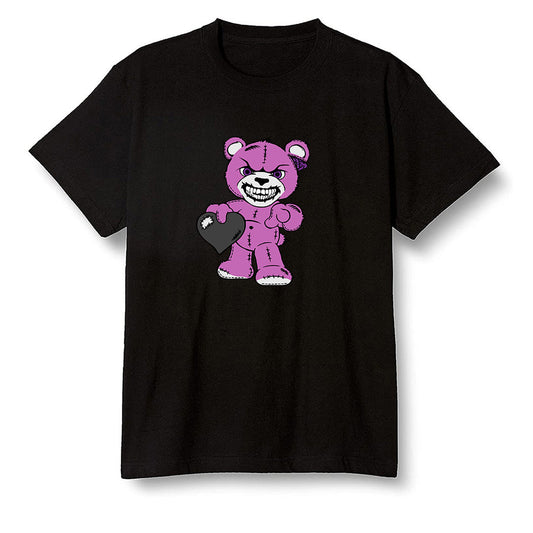 Pop Colour AJ1 Zoom Cmft Psg - Angry Teddy Bear - Black Men T-shirt