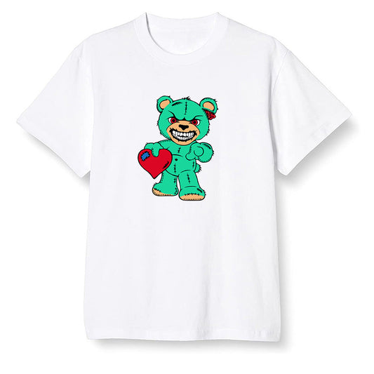 Pop Colour AJ1 Retro OG High J Balvin - Colores Y Vibras - Angry Teddy Bear - White Men T-shirt